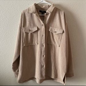 Forever 21 Oversized Corduroy Shacket
